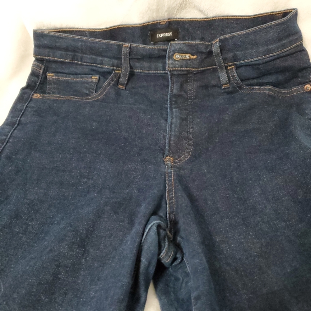 Girls 12R Express High Waist Jeans - Picture 2 of 9